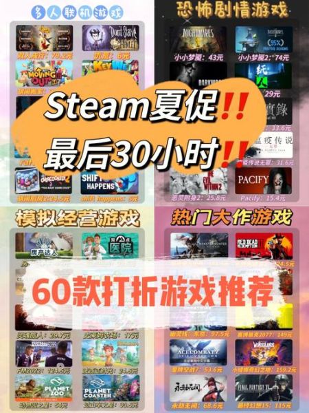 steam夏促线索（steam夏季促销有哪些特价游戏）